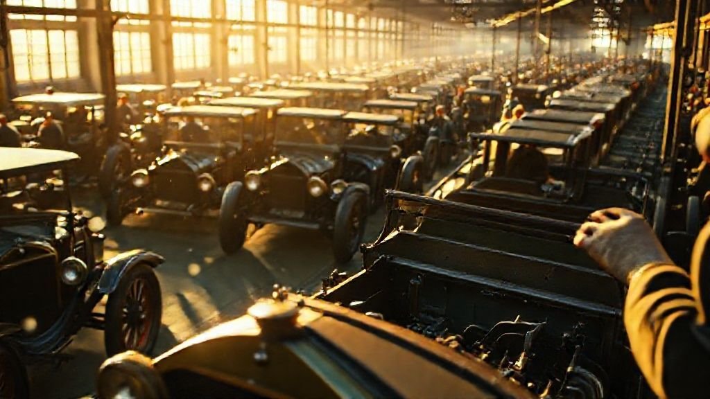 fordismo produccion cadena industria moderna portada