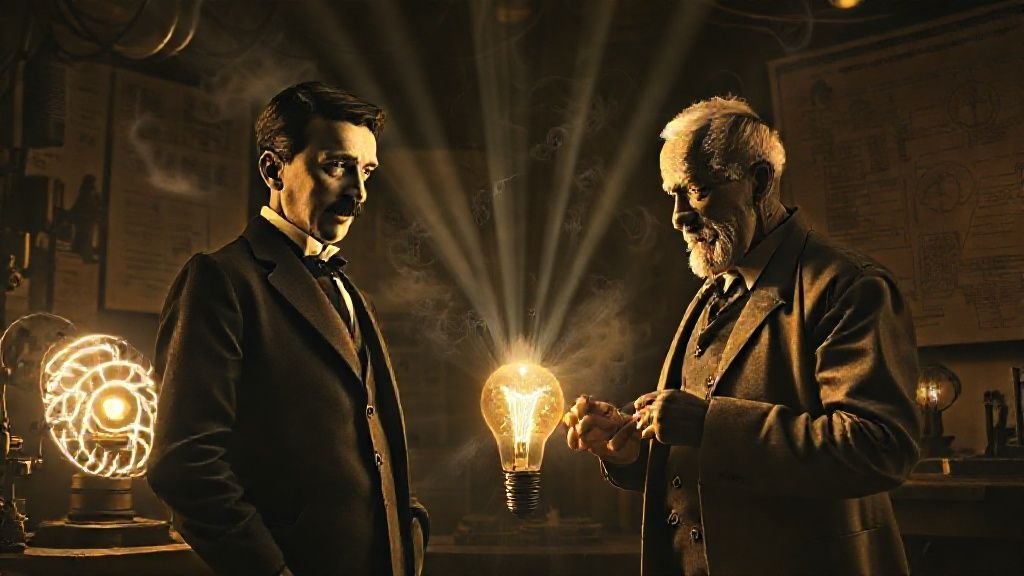 la guerra de las corrientes tesla vs edison portada portada