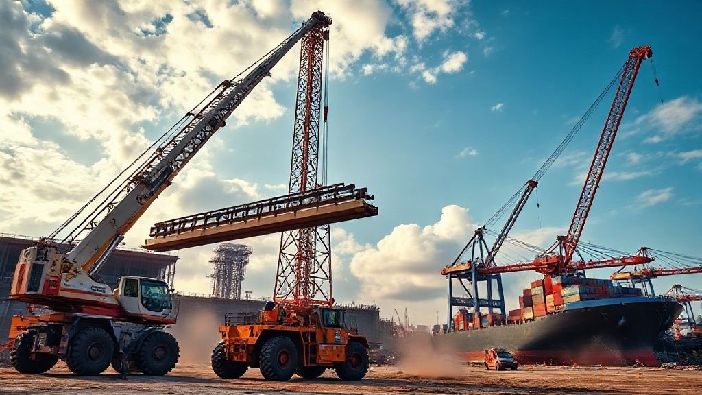 Tipos de Grúas: Clasificación, Aplicaciones y Buenas Prácticas de Operación ** tipos de gruas clasificacion operacion portada